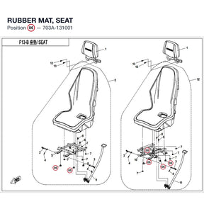 RUBBER MAT, SEAT product image