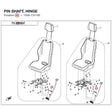 PIN SHAFT, HINGE product image