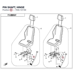 PIN SHAFT, HINGE product image