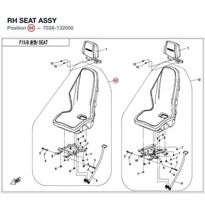 RH SEAT ASSY product image