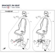 BRACKET, RH SEAT product image