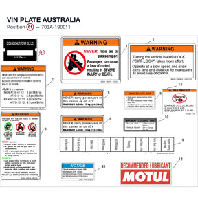 VIN PLATE product image