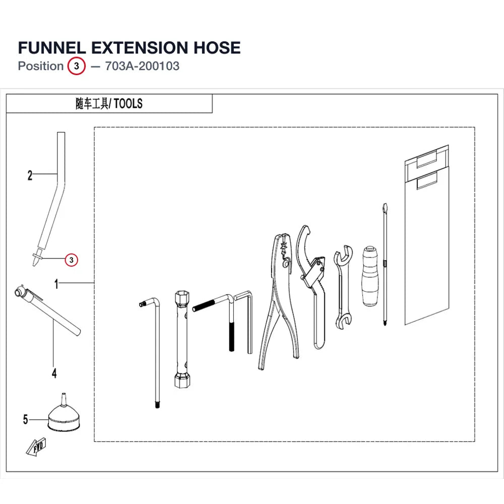 FUNNEL EXTENSION HOSE product image