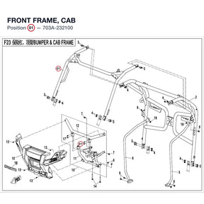 FRONT FRAME, CAB product image