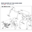 REAR CAB REPL BY 703A-232200-30000 product image