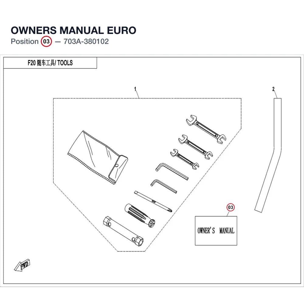 OWNERS MANUAL product image