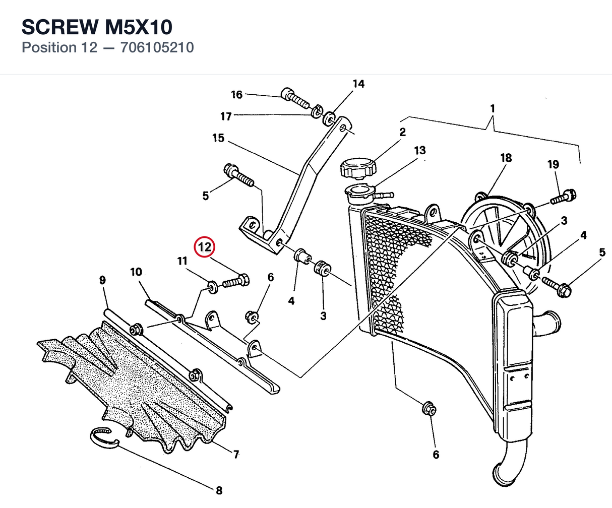 SCREW M5X10
