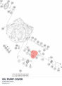 Diagram preview: OIL PUMP COVER (A48038003000)