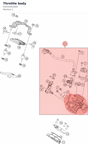 Diagram preview: Throttle body (93241001000)