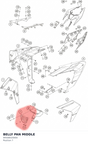 Diagram preview: BELLY PAN MIDDLE (94508020000)