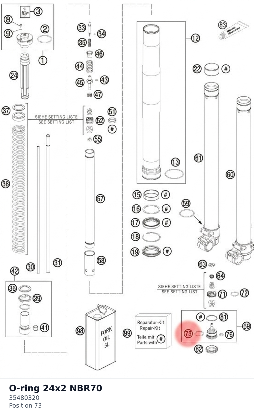 Diagram preview: O-ring 24x2 NBR70 (35480320)