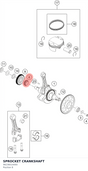 Diagram preview: SPROCKET CRANKSHAFT (96236014000)