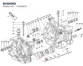 BUSHING 71010051A diagram position