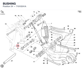 BUSHING 71010241A diagram position
