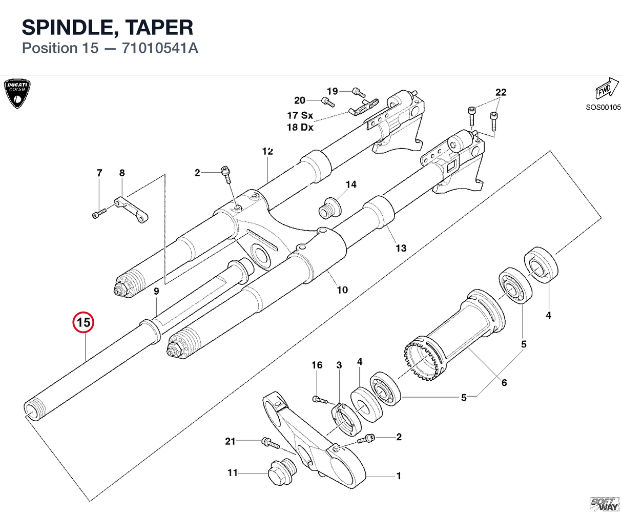 SPINDLE, TAPER