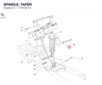 SPINDLE, TAPER 71010571A diagram position