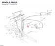 SPINDLE, TAPER 71010571B diagram position