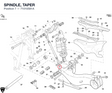 SPINDLE, TAPER
