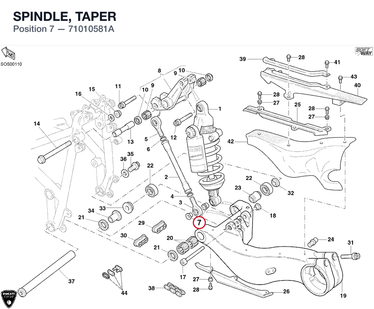 SPINDLE, TAPER