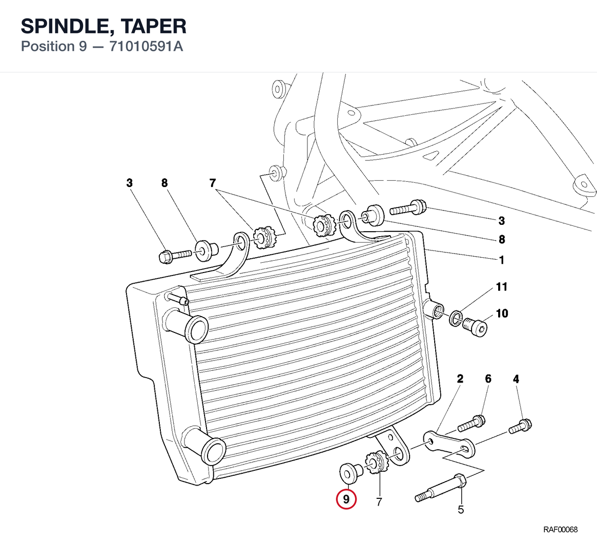 SPINDLE, TAPER