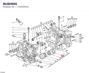 BUSHING 71010701A diagram position