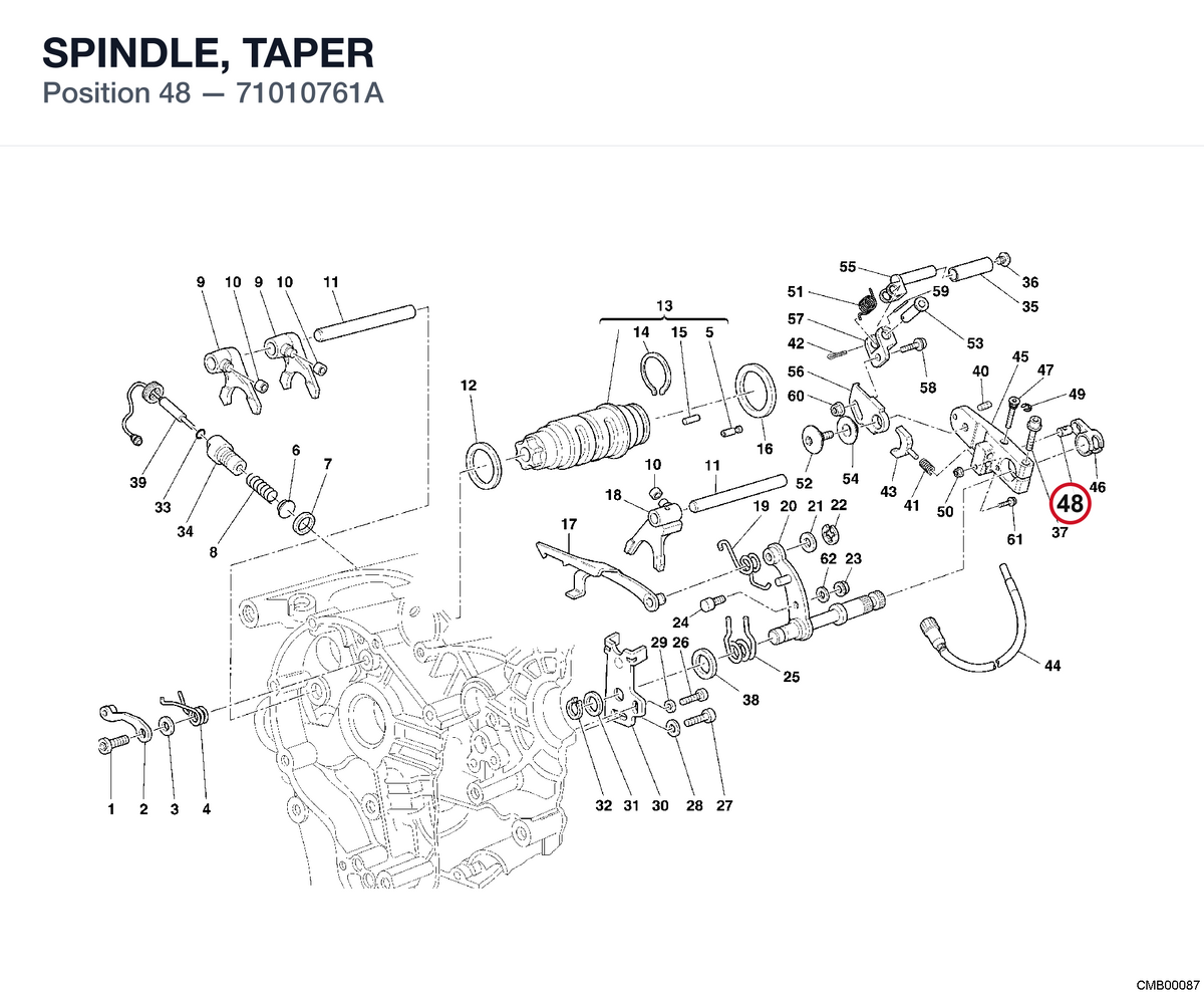 SPINDLE, TAPER