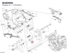 BUSHING 71011891A diagram position
