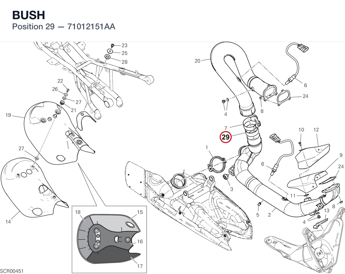 BUSH 71012151AA diagram position