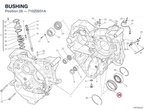 BUSHING 710Z0031A diagram position