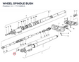 WHEEL SPINDLE BUSH