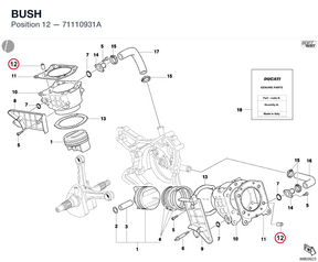 BUSH 71110931A diagram position