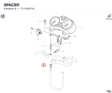 SPACER 71110971A diagram position