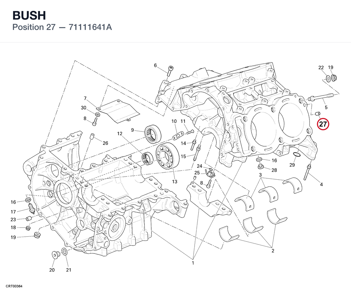 BUSH 71111641A diagram position