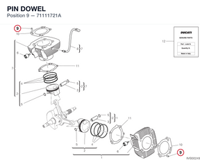 PIN DOWEL 71111721A diagram position