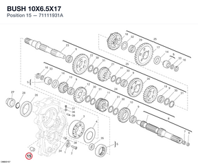 BUSH 10X6.5X17 71111931A diagram position