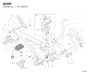 BUSH 71112531A diagram position