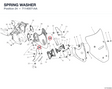 SPRING WASHER 71140071AA diagram position