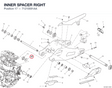 INNER SPACER RIGHT 71210591AA diagram position