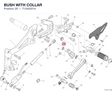 BUSH WITH COLLAR 71240251A diagram position