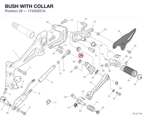 BUSH WITH COLLAR 71240251A diagram position