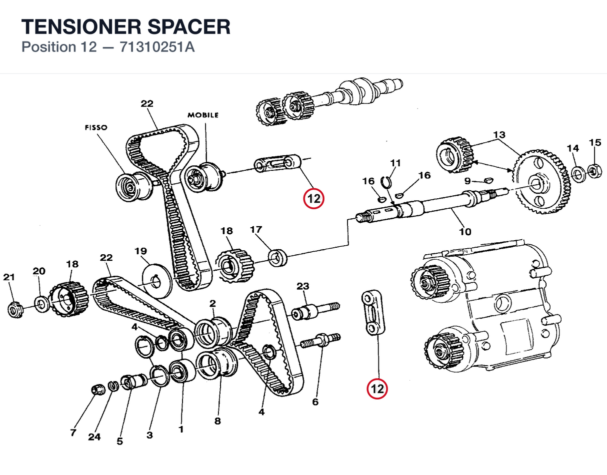 TENSIONER SPACER