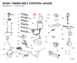 BUSH, TIMING BELT CONTROL GAUGE