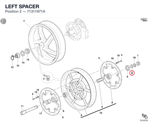 LEFT SPACER 71311971A diagram position