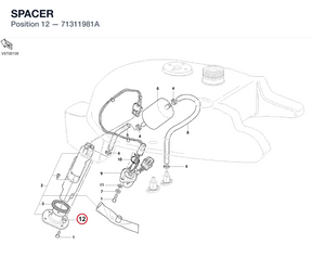 SPACER 71311981A diagram position