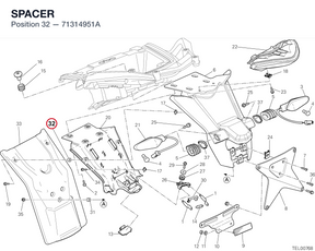 SPACER 71314951A diagram position