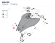SPACER 71315861AA diagram position