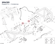 SPACER 71316041AA diagram position