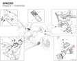 SPACER 71316181AA diagram position