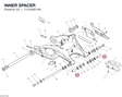 INNER SPACER 71316261AA diagram position
