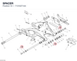 SPACER 71316271AA diagram position